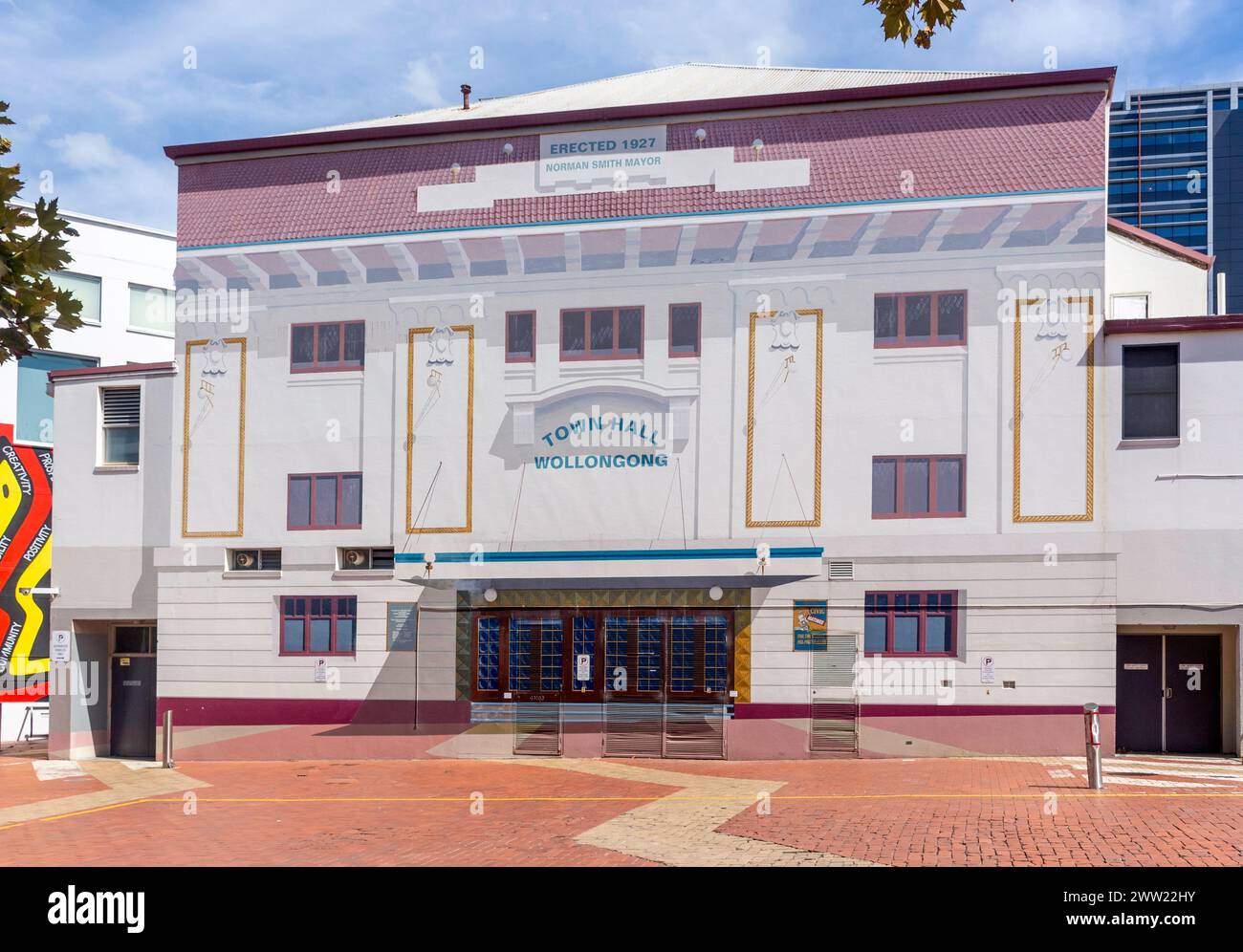 Wollongong Town Hall, Town Hall Place, Wollongong, New South Wales, Australien Stockfoto