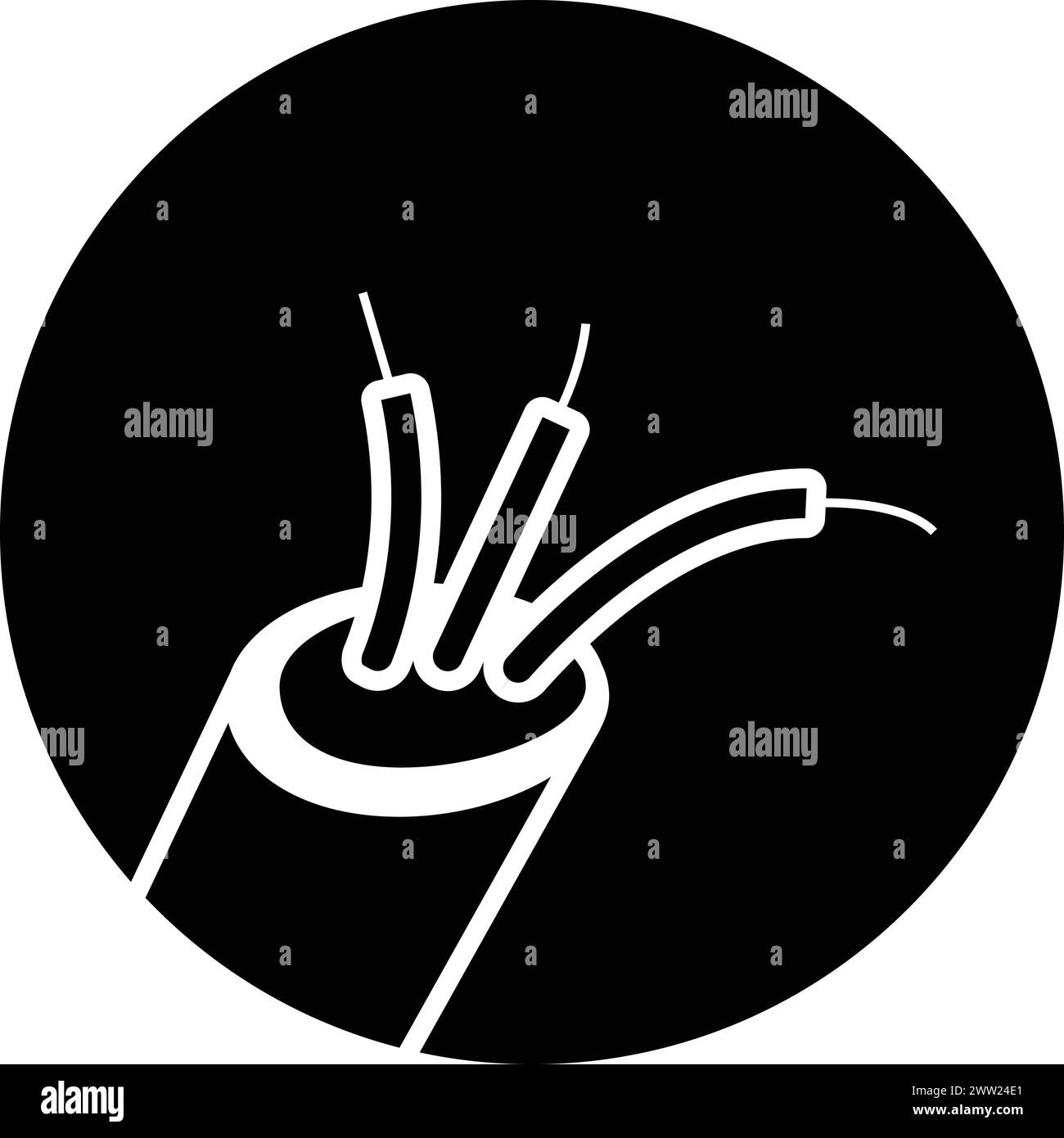 Kabel-Symbol-Vektor-Illustration Design Stock Vektor Kabel-Symbol-Vektor-Illustration Design Stock Vektor