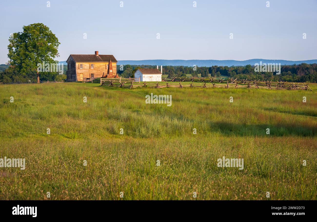 Manassas National Battlefield Park im Prince William County, Virginia, USA Stockfoto