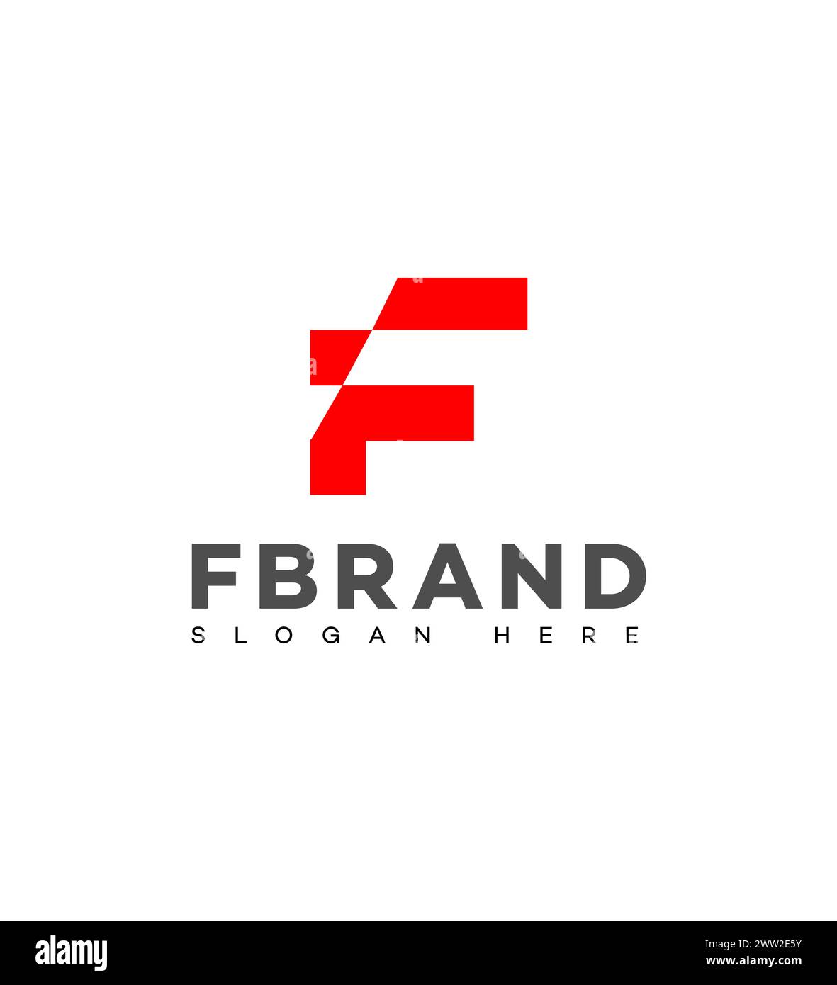 F Letter Logo Symbol Markenidentität, F Letter Sign Symbol Vorlage Stock Vektor