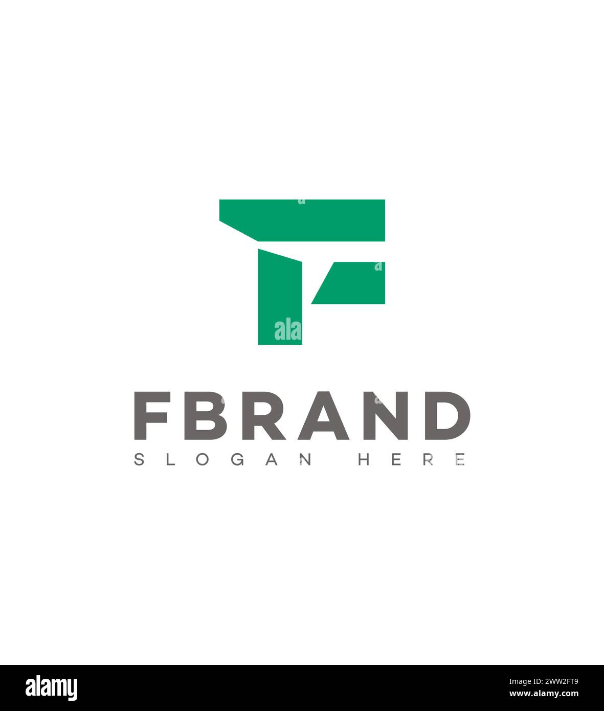 F Letter Logo Symbol Markenidentität, F Letter Sign Symbol Vorlage Stock Vektor