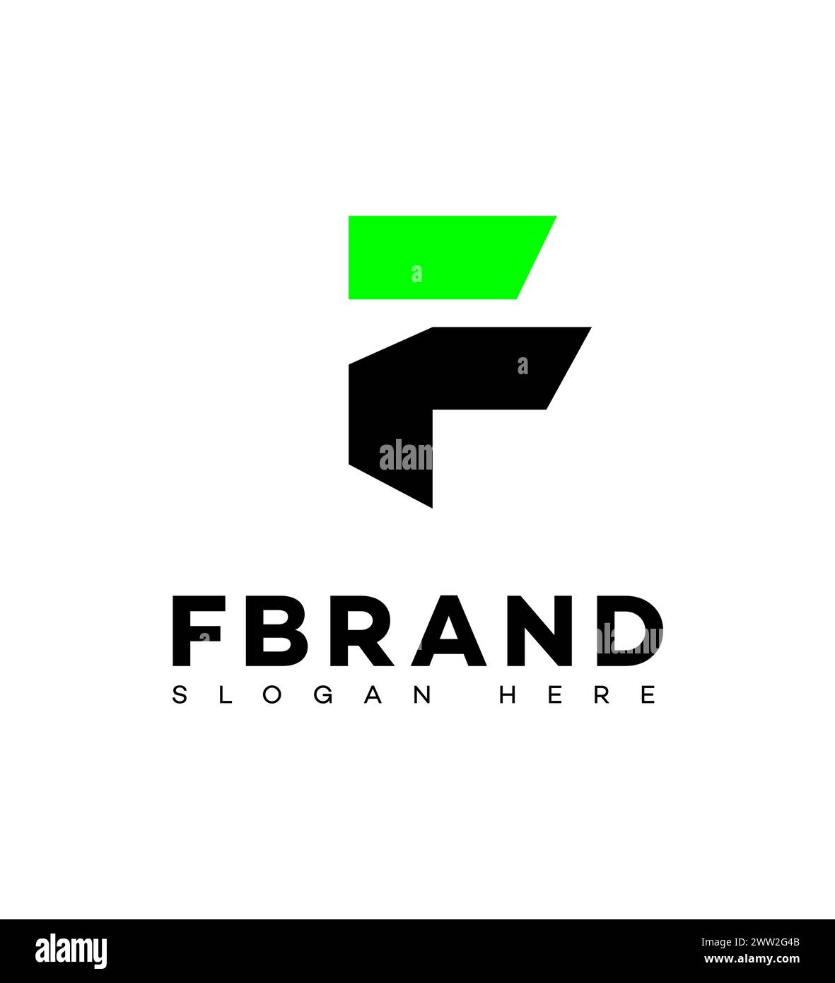 F Letter Logo Symbol Markenidentität, F Letter Sign Symbol Vorlage Stock Vektor