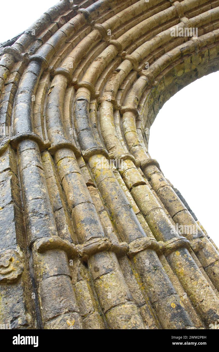Strata Florida Abbey ist eine große mittelalterliche Abtei im Vereinigten Königreich Stockfoto