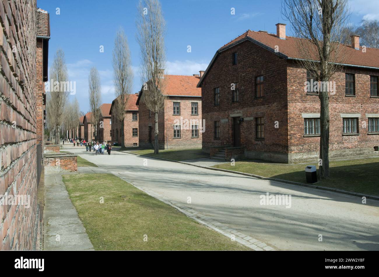 Konzentrations- und Vernichtungslager der Nazis, Auschwitz, Oswiecim, Polen Stockfoto