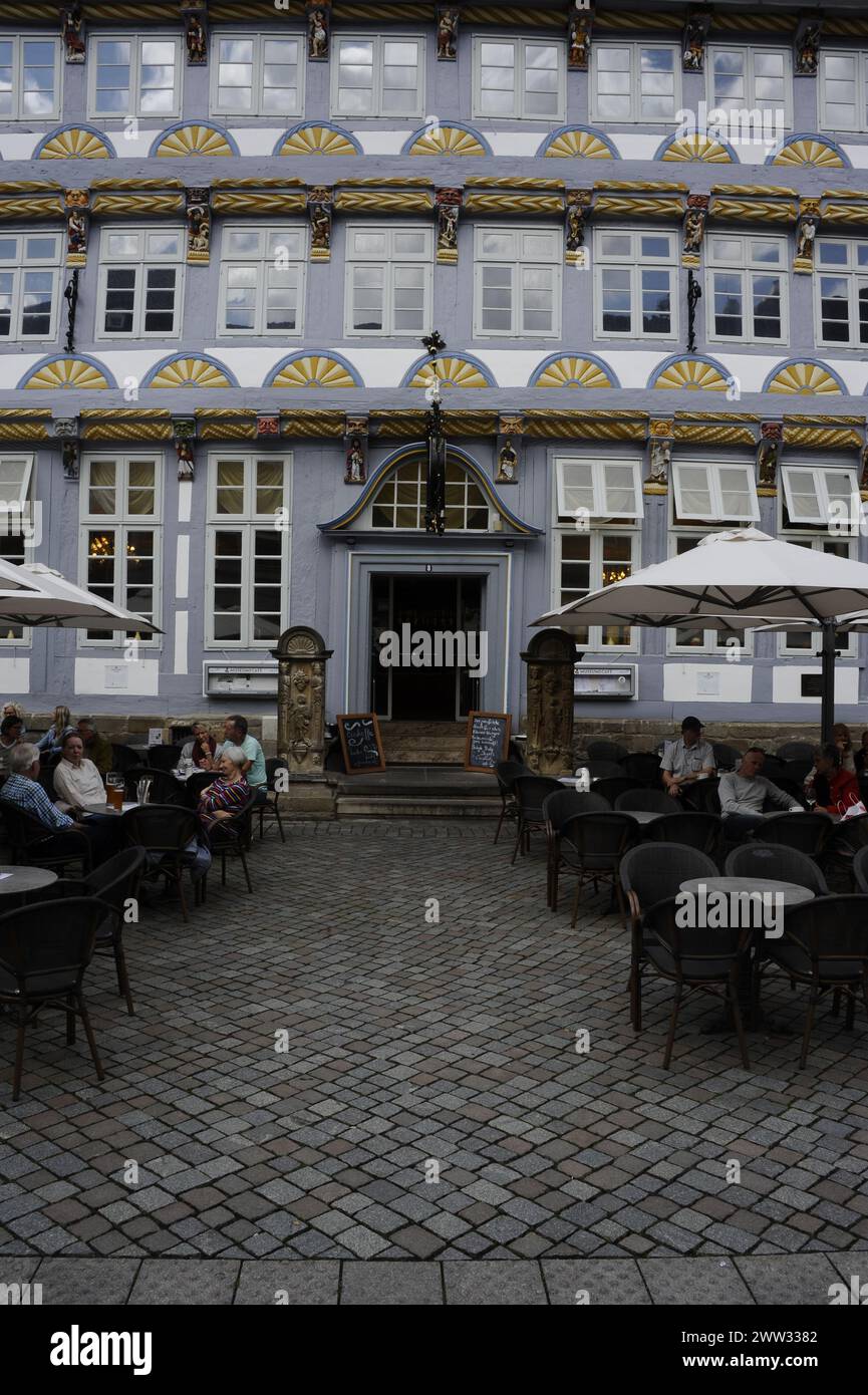 Hameln berühmte Stadt Pan Piper, Deutschland Stockfoto