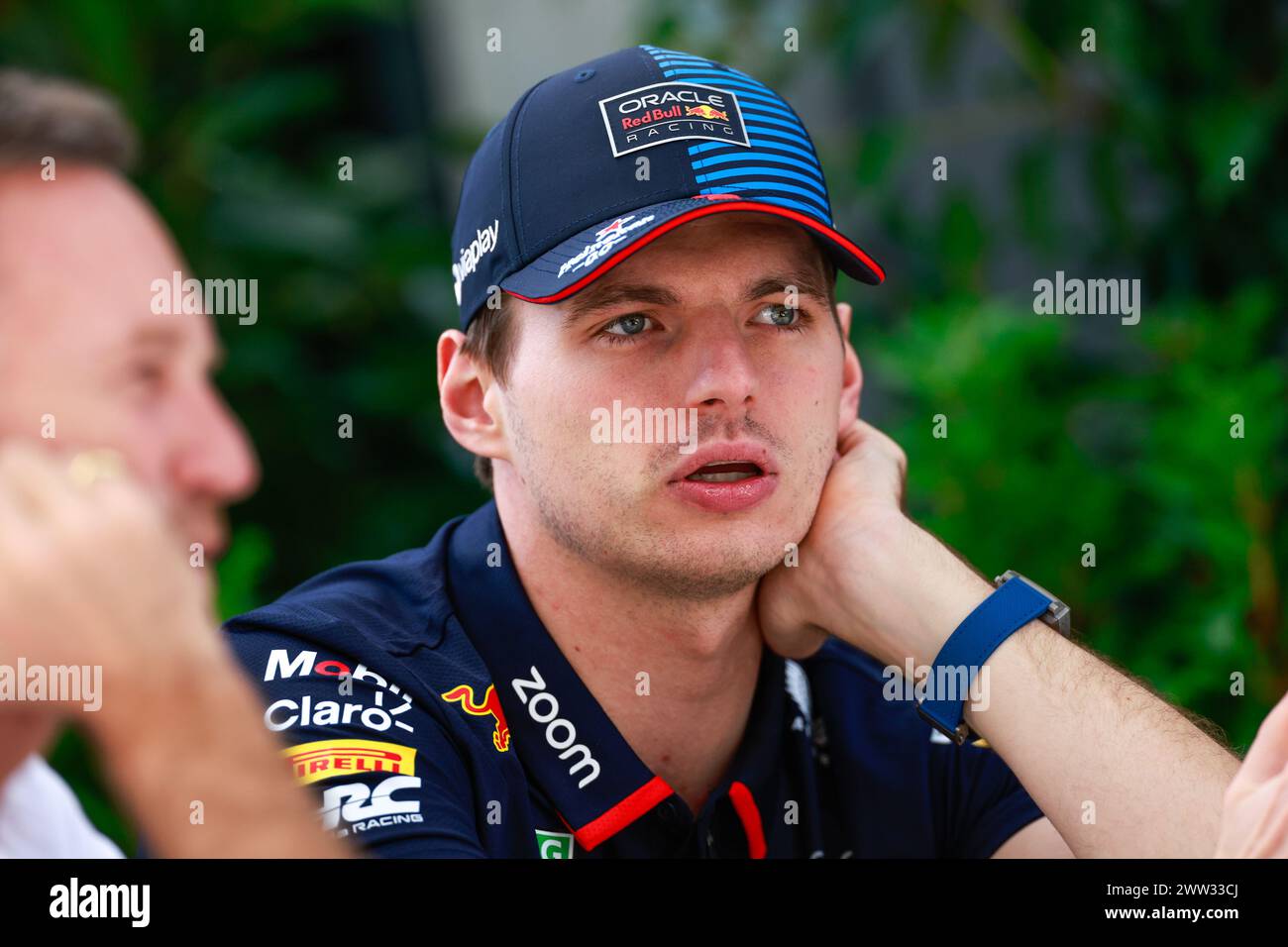 VERSTAPPEN Max (Ned), Red Bull Racing RB20, Porträt während des Formel 1 Rolex Australian Grand Prix 2024, 3. Runde der Formel 1 Weltmeisterschaft 2024 vom 22. Bis 24. März 2024 auf dem Albert Park Circuit in Melbourne, Australien Stockfoto