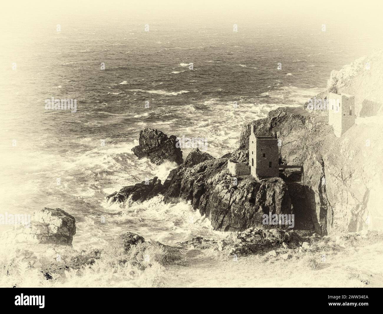 Botallack Mine, Cornwall Stockfoto