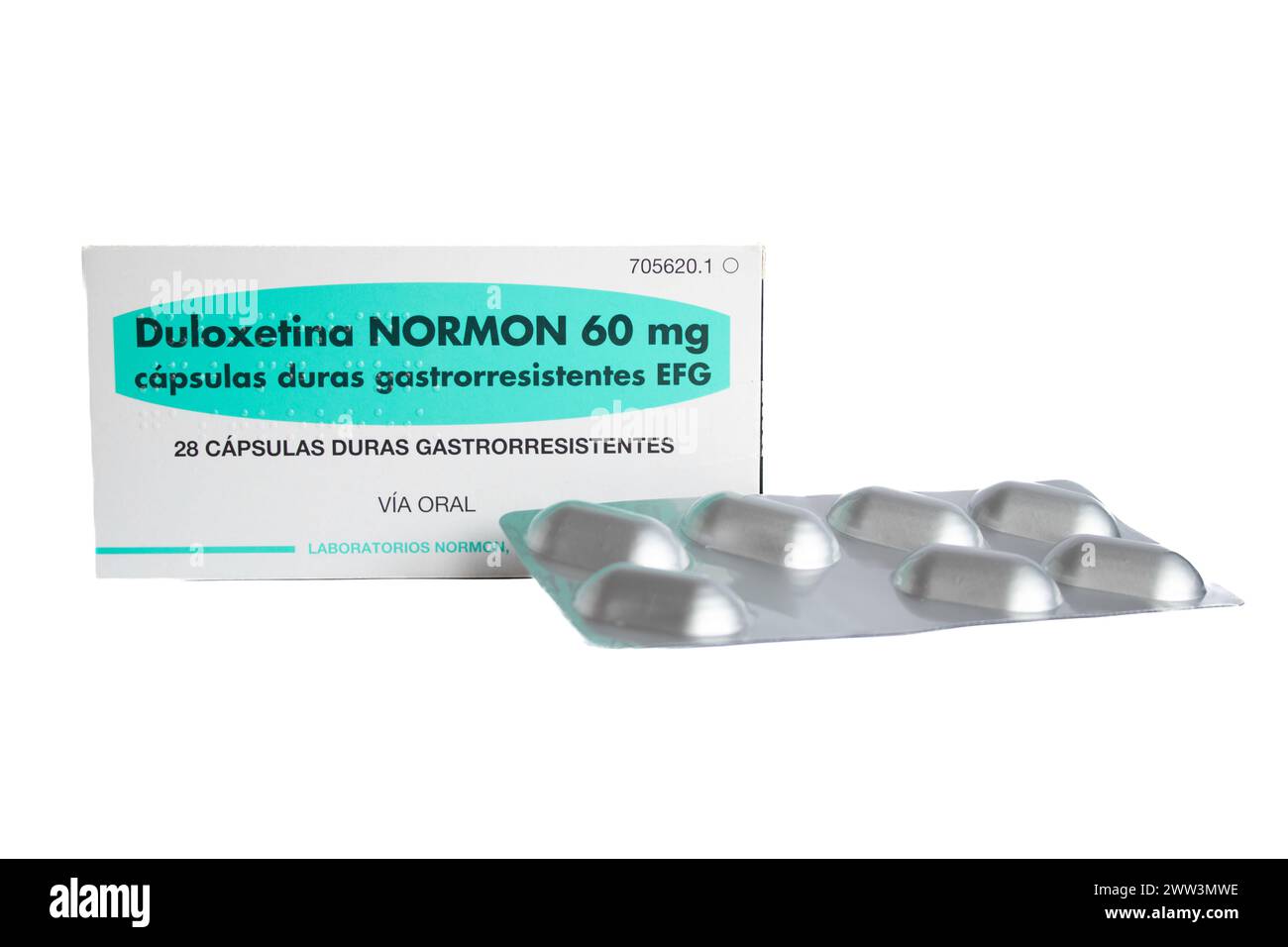 Duloxetina Normon 60 mg Stockfoto