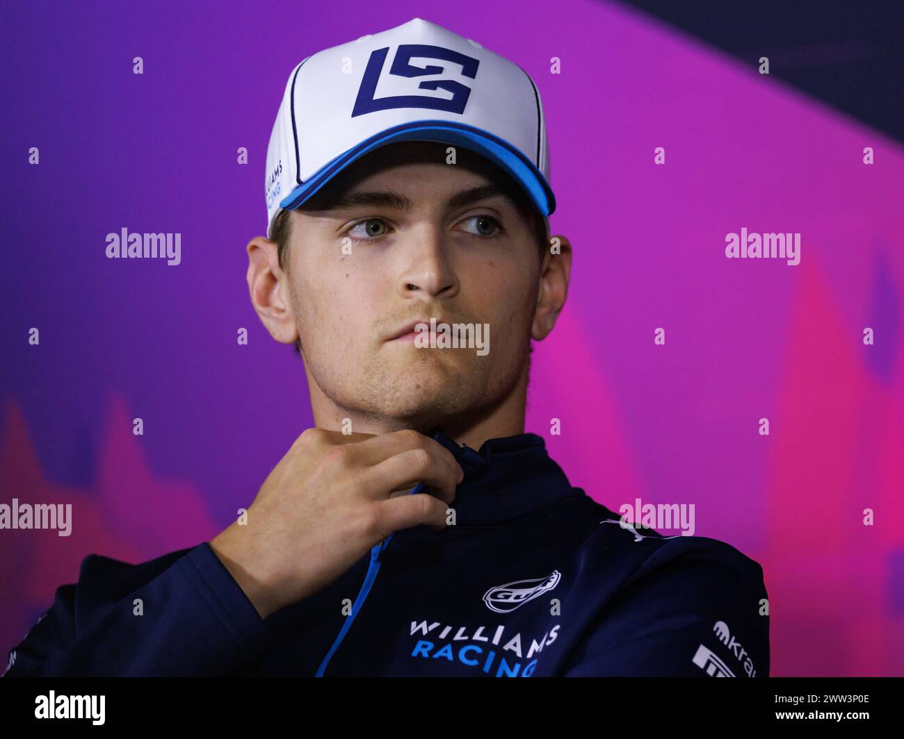 Albert Park Grand Prix Circuit, 21. März 2024: Logan Sargeant of Williams während des Formel 1 Grand Prix von Australien 2024. Corleve/Alamy Live News Stockfoto