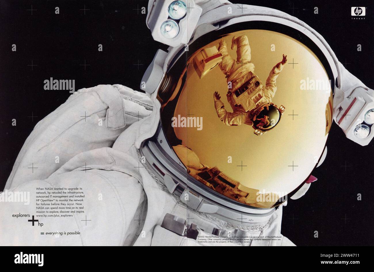 Vintage-Magazin „Time“, Ausgabe des Werbespots vom 20. Januar 2003, USA Stockfoto