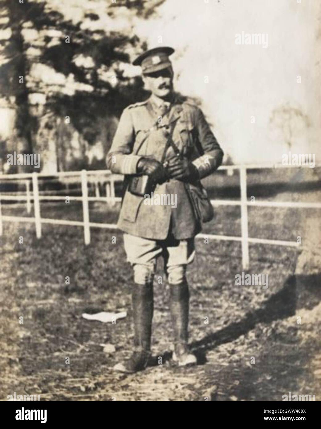 Oberstleutnant Bulkeley-Johnson, Stockfoto