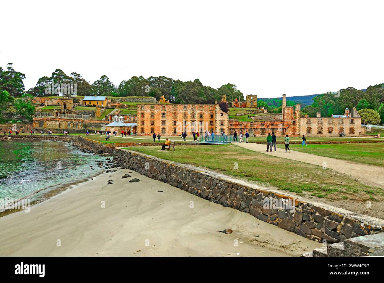 Port Arthur Tasmania Australien Haftanstalt UNESCO-Weltkulturerbe Stockfoto