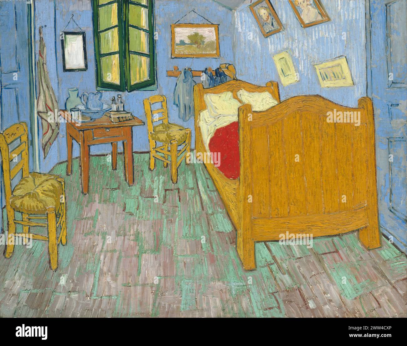 Vincent's Schlafzimmer in Arles Vincent van Gogh (1853-1890) Stockfoto