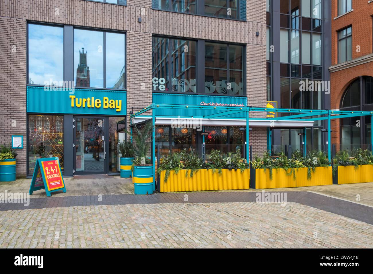 Turtle Bay caribbean Restaurant in Brindley Place, Birmingham Stockfoto