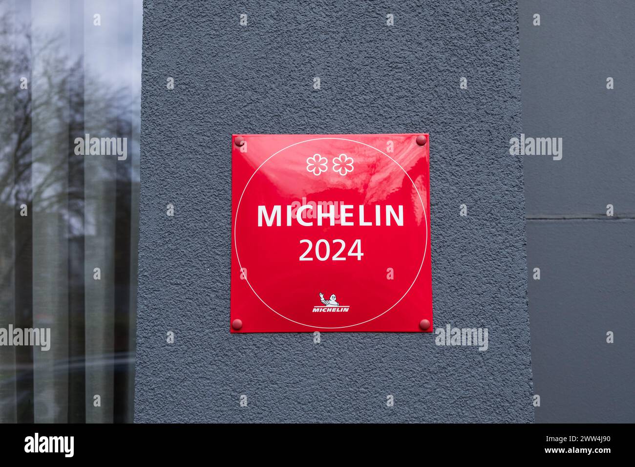 Das feine indische Restaurant Opheem in Birmingham wurde kürzlich mit dem zweiten Michelin-Stern ausgezeichnet Stockfoto