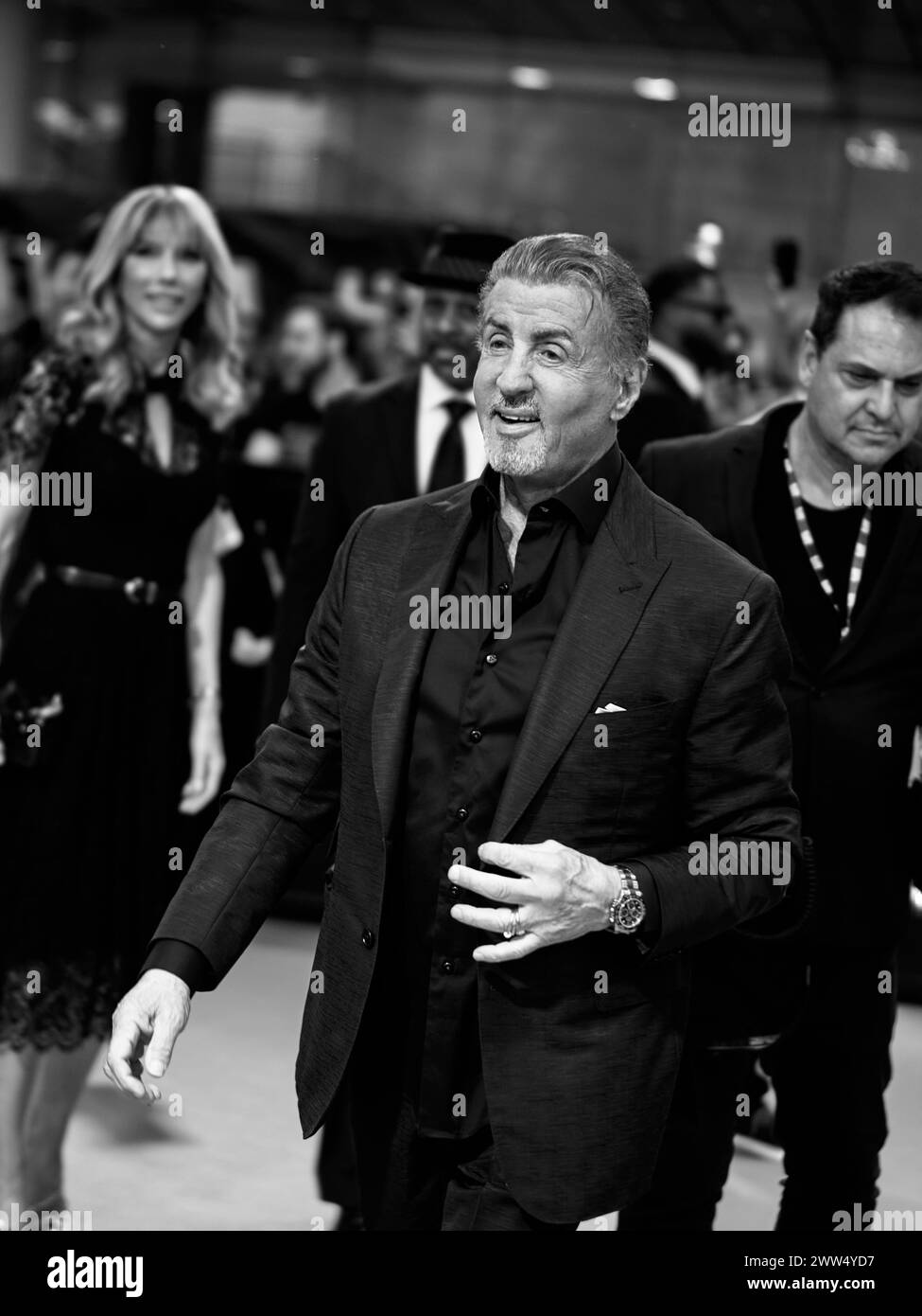 Toronto/Kanada, 16. SEP, 2023. Schauspieler und Regisseur Sylvester Stallone auf dem Roten Teppich des Toronto International Film Festival. Credits: Walter Gilgen Stockfoto