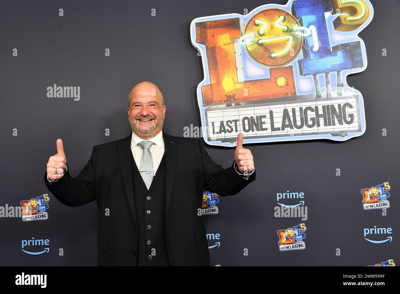 Martin Sieber bei der Serien Premiere der 5. Staffel von „LOL: Last One Laughing“ (Amazon Prime) am 21.03.2024 in München Stockfoto