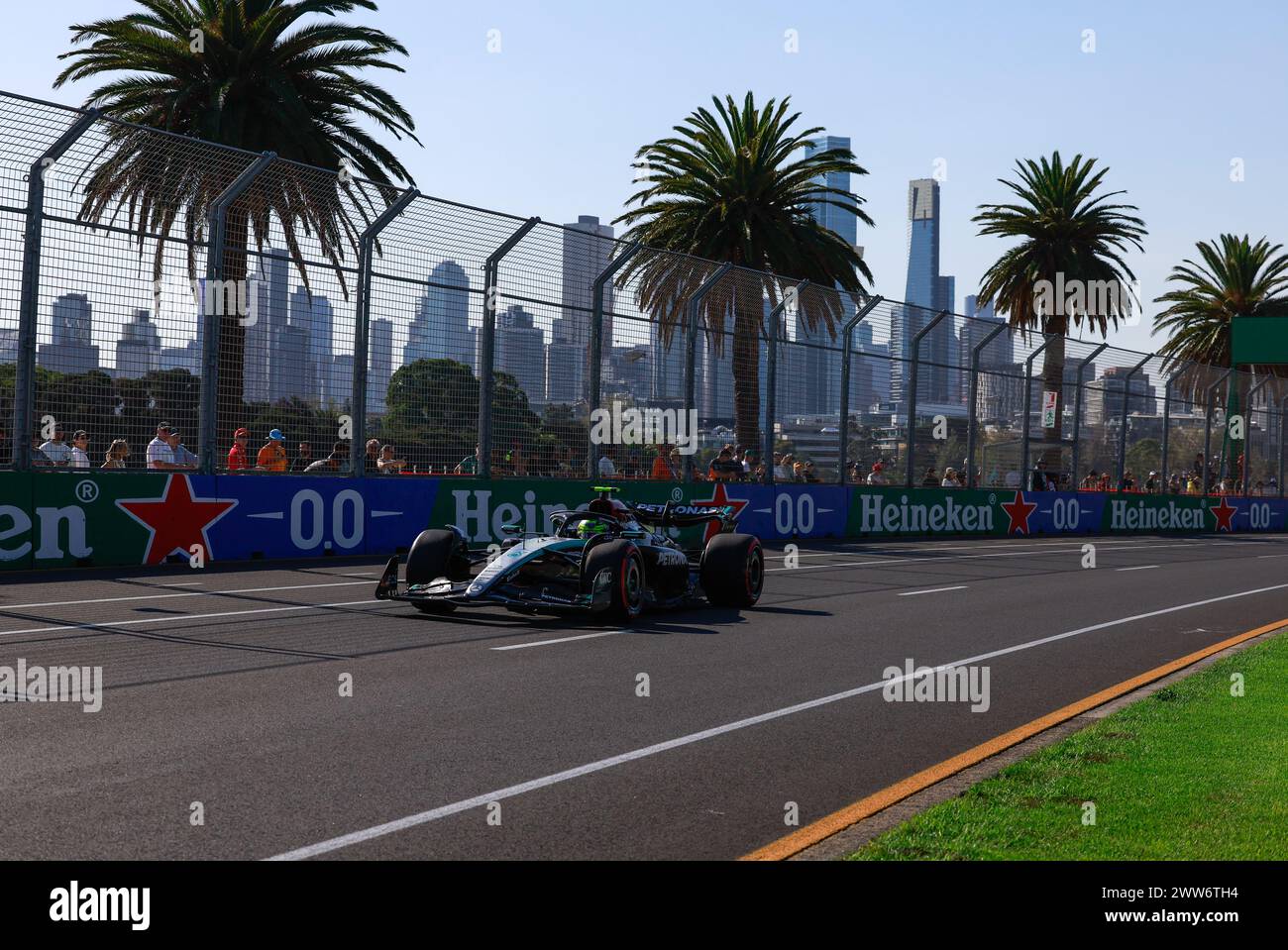 Während des Formel 1 Rolex Australian Grand Prix 2024, 3. Runde der Formel-1-Weltmeisterschaft 2024 vom 22. Bis 24. März 2024 auf dem Albert Park Circuit in Melbourne, Australien Stockfoto
