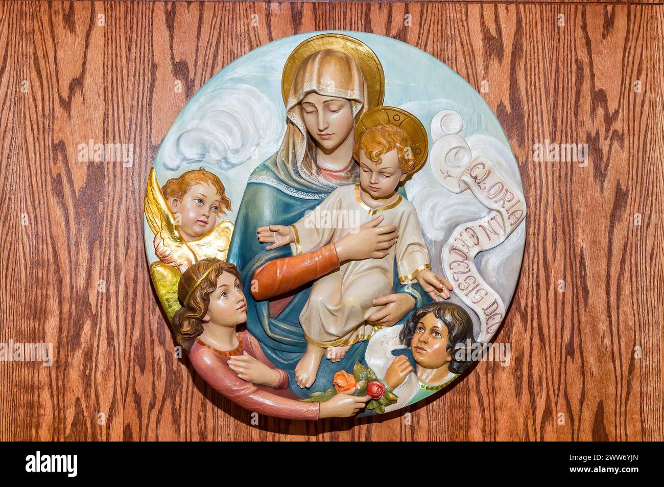 Verkündigung der Seligen Jungfrau Maria Katholischen Kirche, Toronto, Kanada Stockfoto