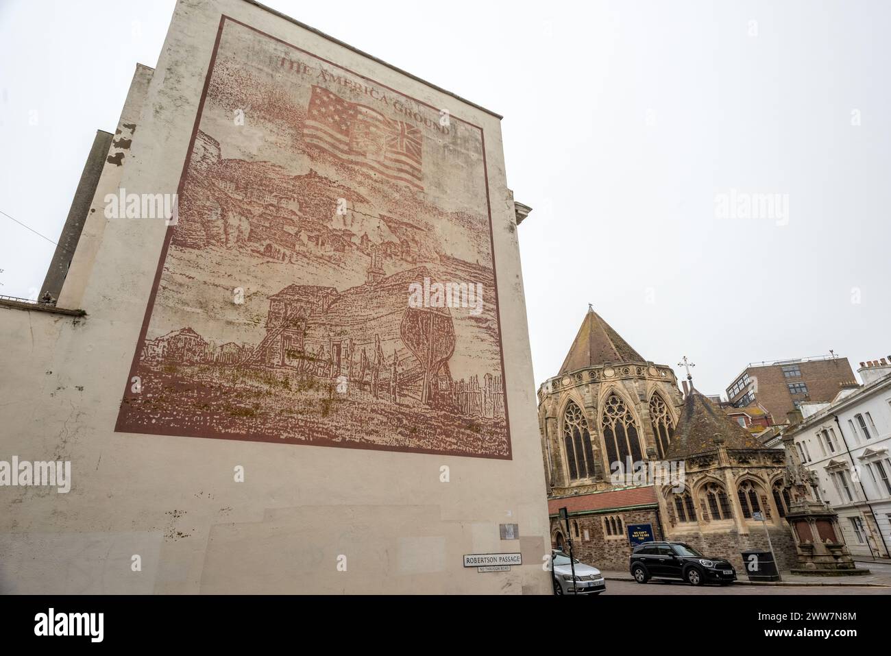 Hastings, 21. März 2024: The America Ground Stockfoto