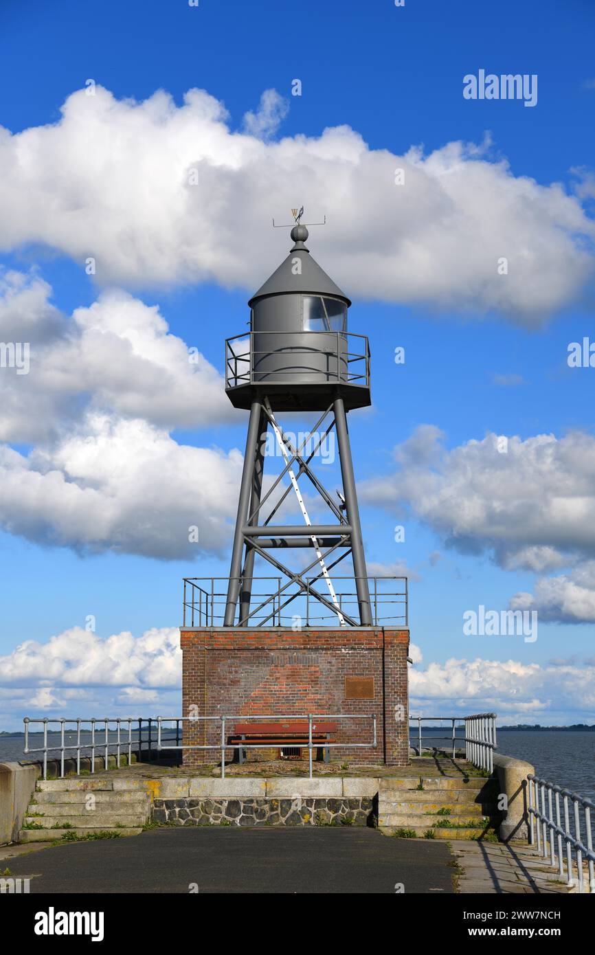 Wilhelmshaven, Ampel an der Alten Mole, Wilhelmshaven, Niedersachsen, Bundesrepublik Deutschland Stockfoto