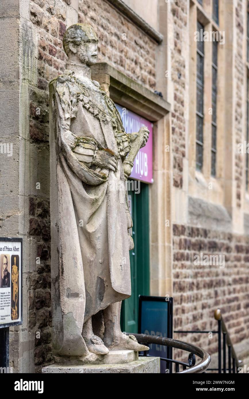 Hastings, 21. März 2024: Statue von Prinz Albert Stockfoto