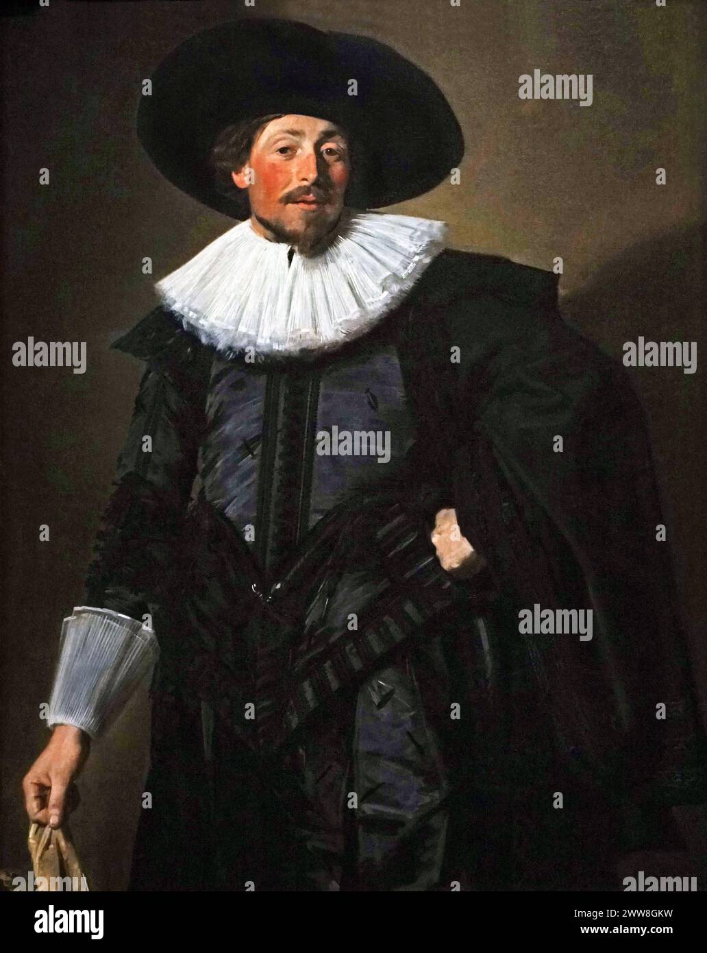Michiel de Wael (ca. 1625) des niederländischen Malers Frans Hals (ca. 1582–1666) niederländischer Goldener Maler Haarlem Niederlande Stockfoto