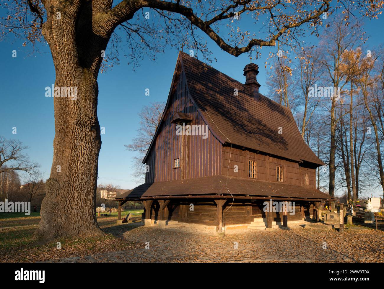 St. Leonards Church, Lipnica Murowana, Polen Stockfoto