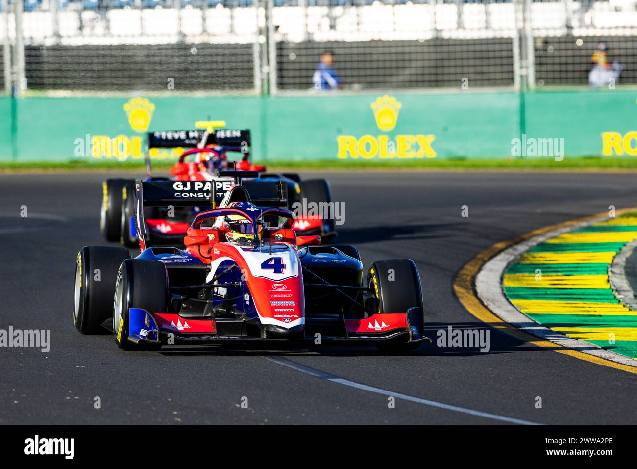 04 FORNAROLI Leonardo (ita), Trident, Dallara F3 2019, Action während der 2. Runde der FIA Formel-3-Meisterschaft 2024 vom 22. Bis 24. März 2024 auf dem Albert Park Circuit in Melbourne, Australien - Foto Xavi Bonilla / DPPI Stockfoto