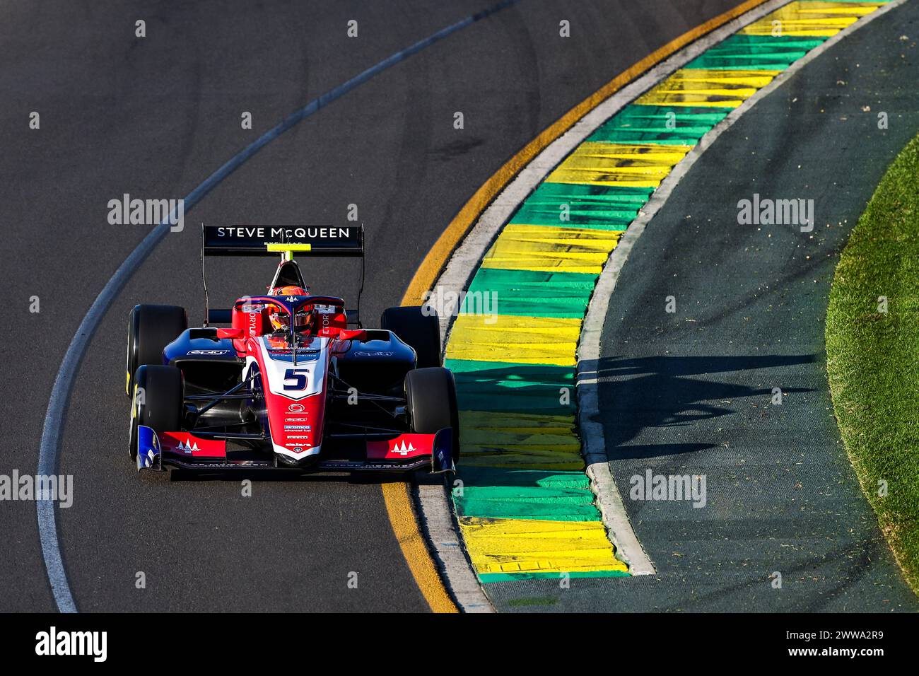 05 MEGUETOUNIF Sami (fra), Trident, Dallara F3 2019, Action während der 2. Runde der FIA Formel-3-Meisterschaft 2024 vom 22. Bis 24. März 2024 auf dem Albert Park Circuit in Melbourne, Australien - Foto Xavi Bonilla / DPPI Stockfoto