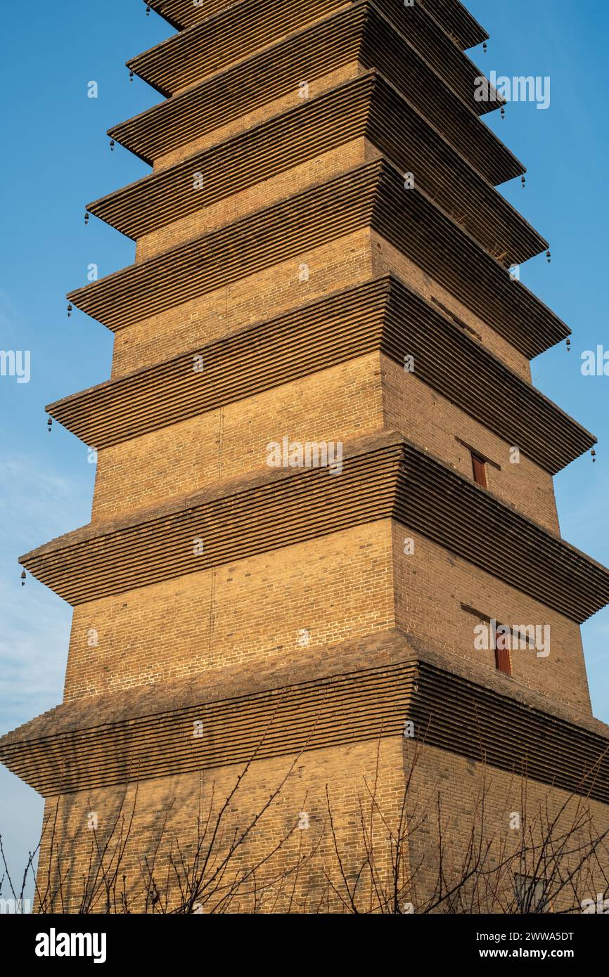 Xumi Pagado im Kaiyuan Tempel in Zhengding, Provinz Hebei, China. Stockfoto