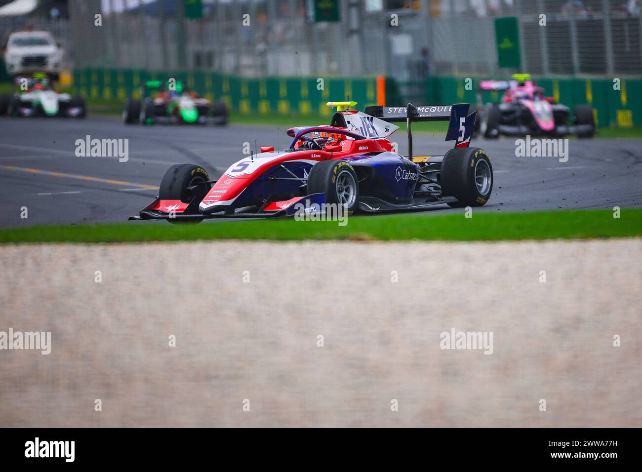 05 MEGUETOUNIF Sami (fra), Trident, Dallara F3 2019, Action während der 2. Runde der FIA Formel-3-Meisterschaft 2024 vom 22. Bis 24. März 2024 auf dem Albert Park Circuit in Melbourne, Australien - Foto Eric Alonso / DPPI Stockfoto