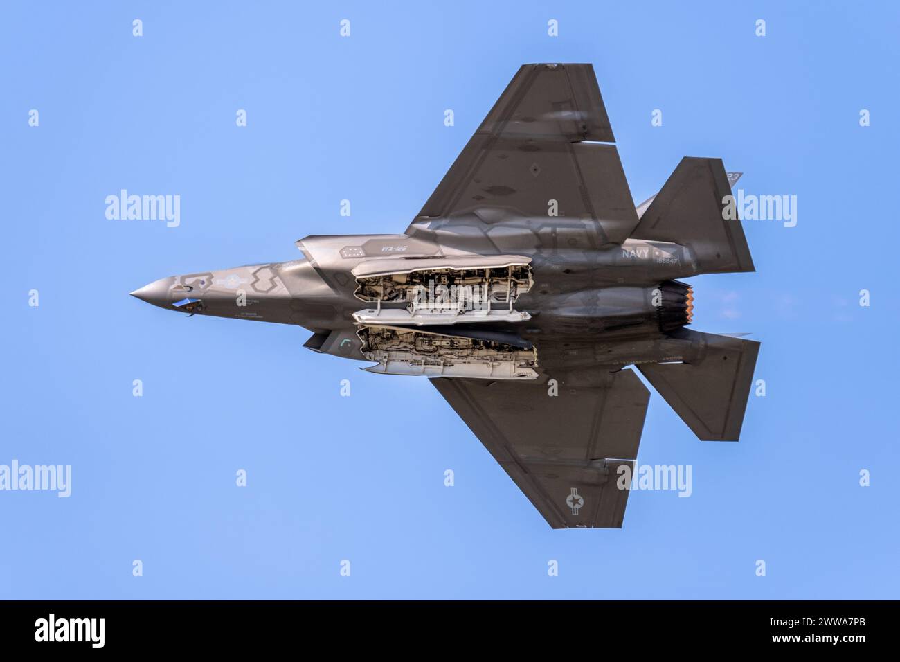 Lockheed Martin F-35 Lightning II - Open Weapons Bay Stockfoto