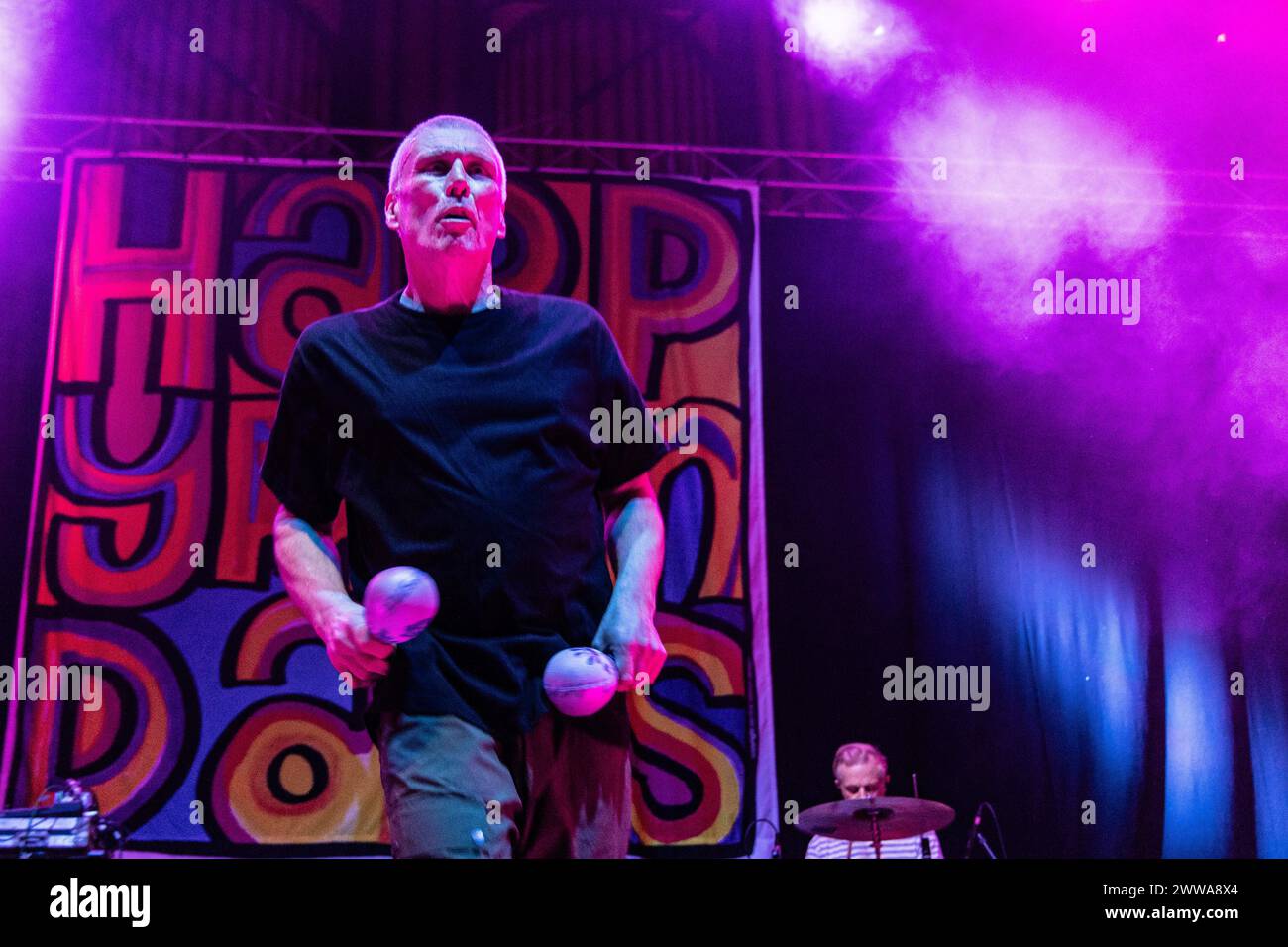 Newcastle, Großbritannien - 22. März 2024. Die Happy Mondays treten im O2 City Hall in Newcastle auf. Foto: Jill O'Donnell / Alamy Live News Stockfoto