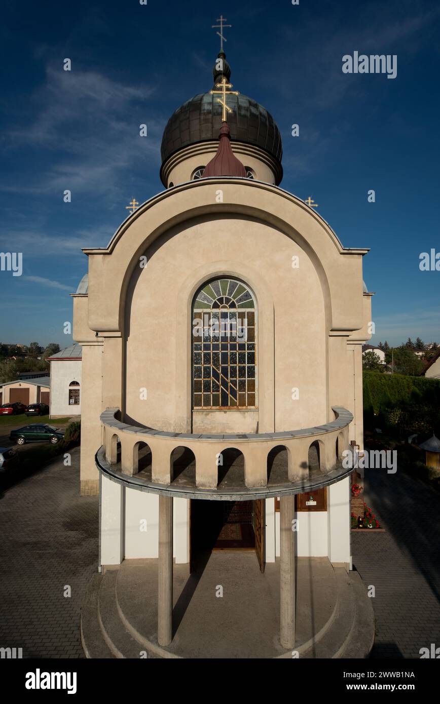 Kathedrale der Heiligen Dreifaltigkeit in Gorlice, orthodoxe Kirche, Polen Stockfoto