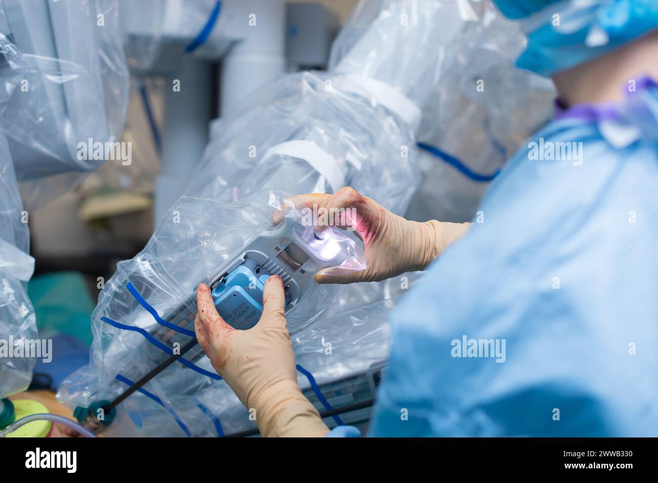 Bericht im Universitätskrankenhaus Nizza, Pasteur Hospital. Stockfoto