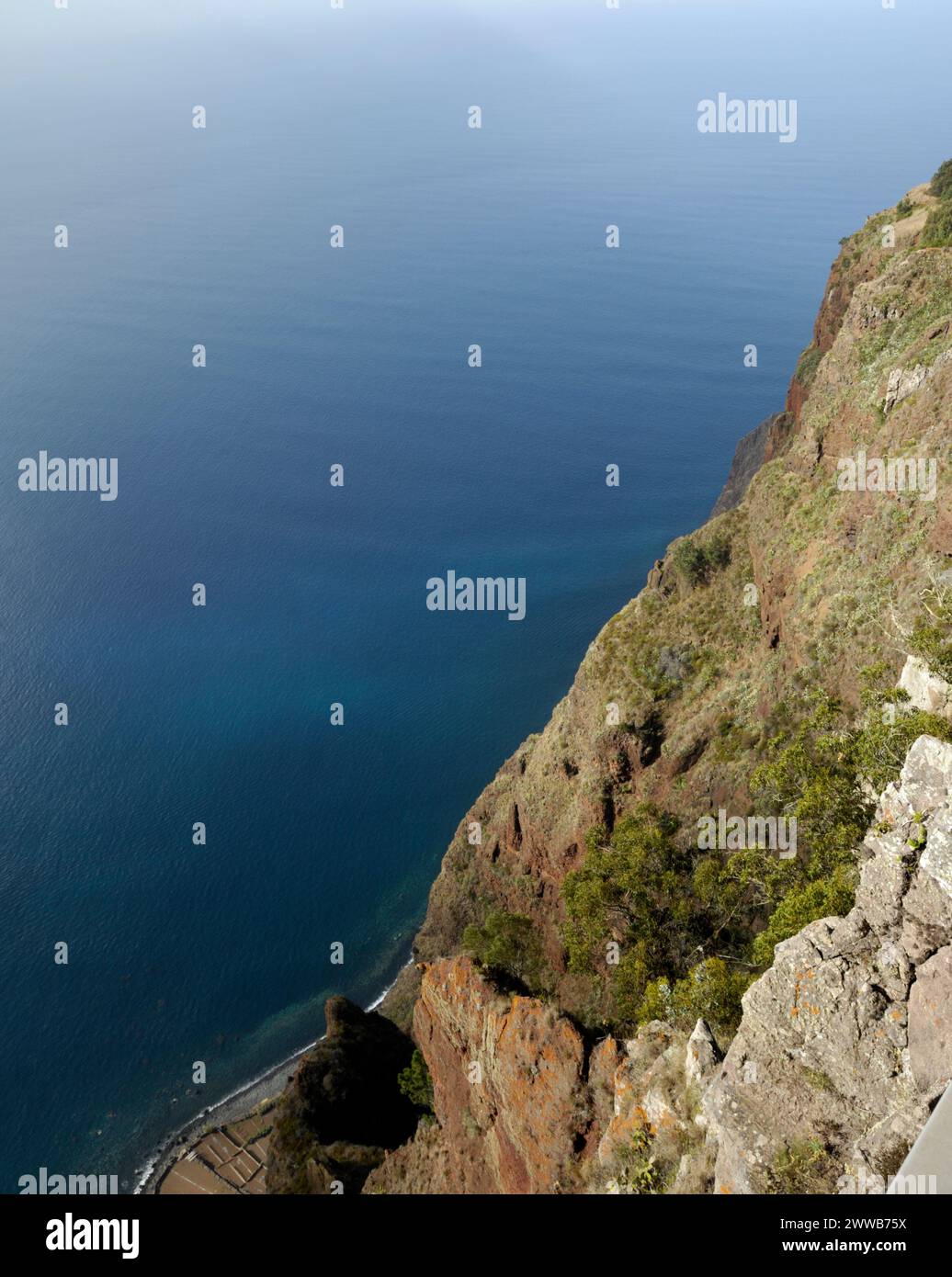 Cabo Girao (höchste Klippe Europas) Stockfoto