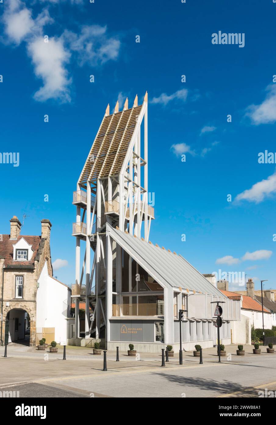 Auckland Tower, Bishop Auckland, Co. Durham, England, Großbritannien Stockfoto