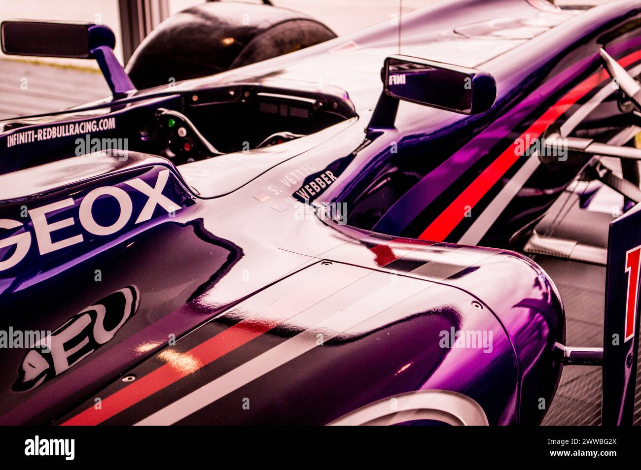 2013 Redbull F1-Auto beim Goodwood Festival of Speed Stockfoto