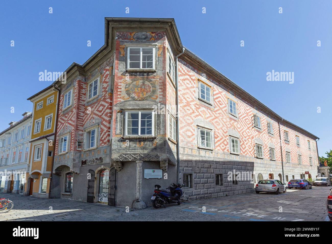 Haus Von Salome Alt, Wels City, Oberösterreich, Österreich Stockfoto