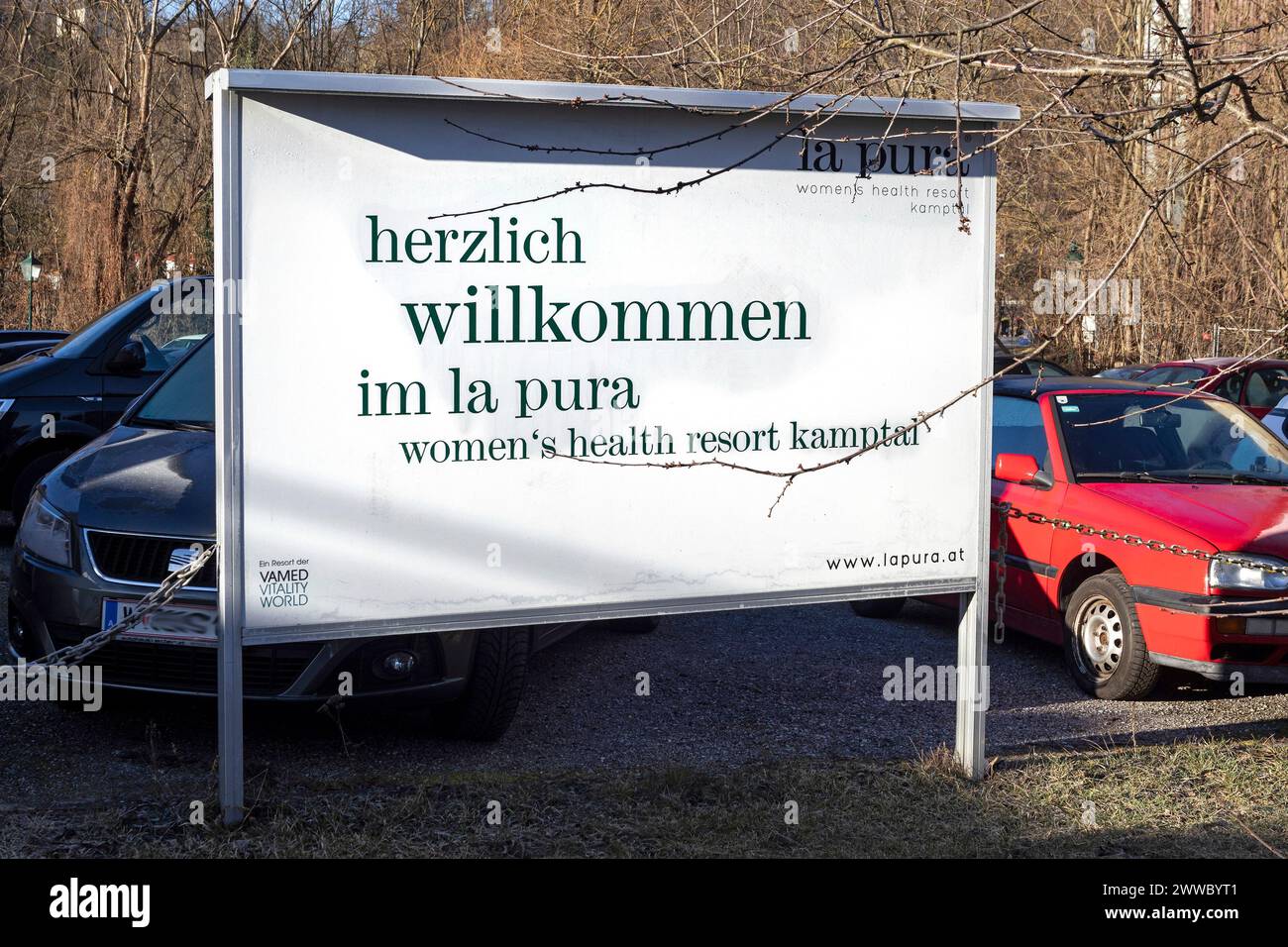 La Pura, Wellness Hotel, Gars Am Kamp, Niederösterreich, Österreich Stockfoto