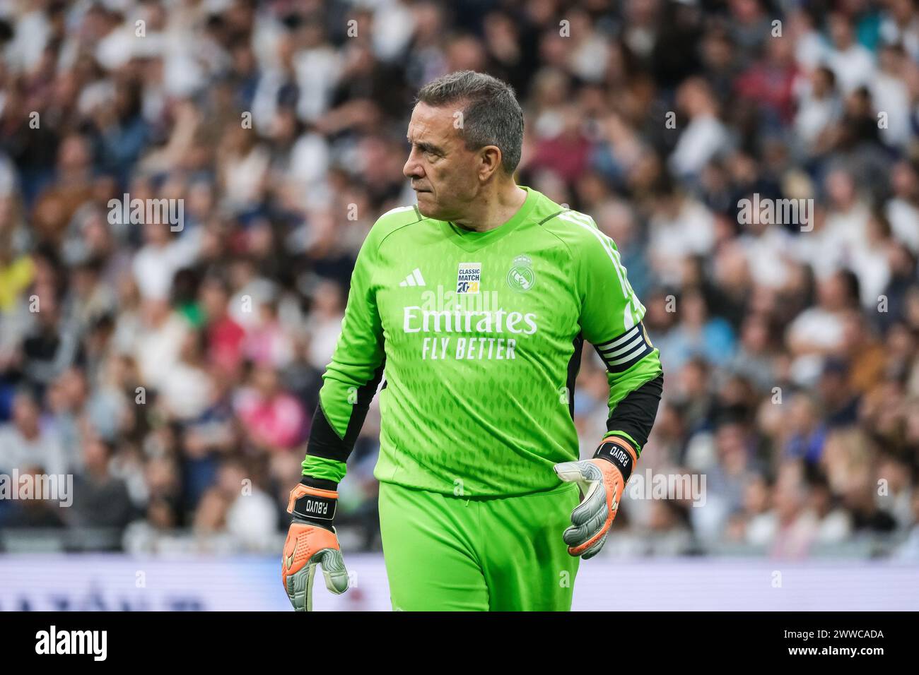Paco Buyo beim Corazon Classic 2024 Benefizfußballspiel zwischen Real