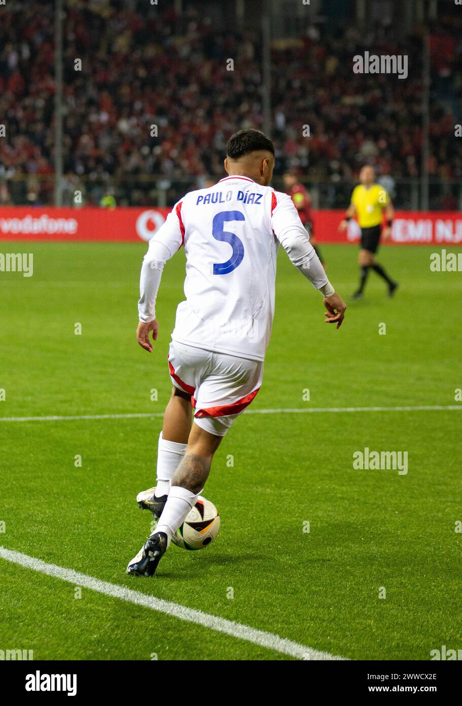 Parma, Italien. März 2024. Chile Paulo Diaz Portrait während Albanien gegen Chile, Freundschaftsfußballspiel in Parma, Italien, 22. März 2024 Credit: Independent Photo Agency/Alamy Live News Stockfoto