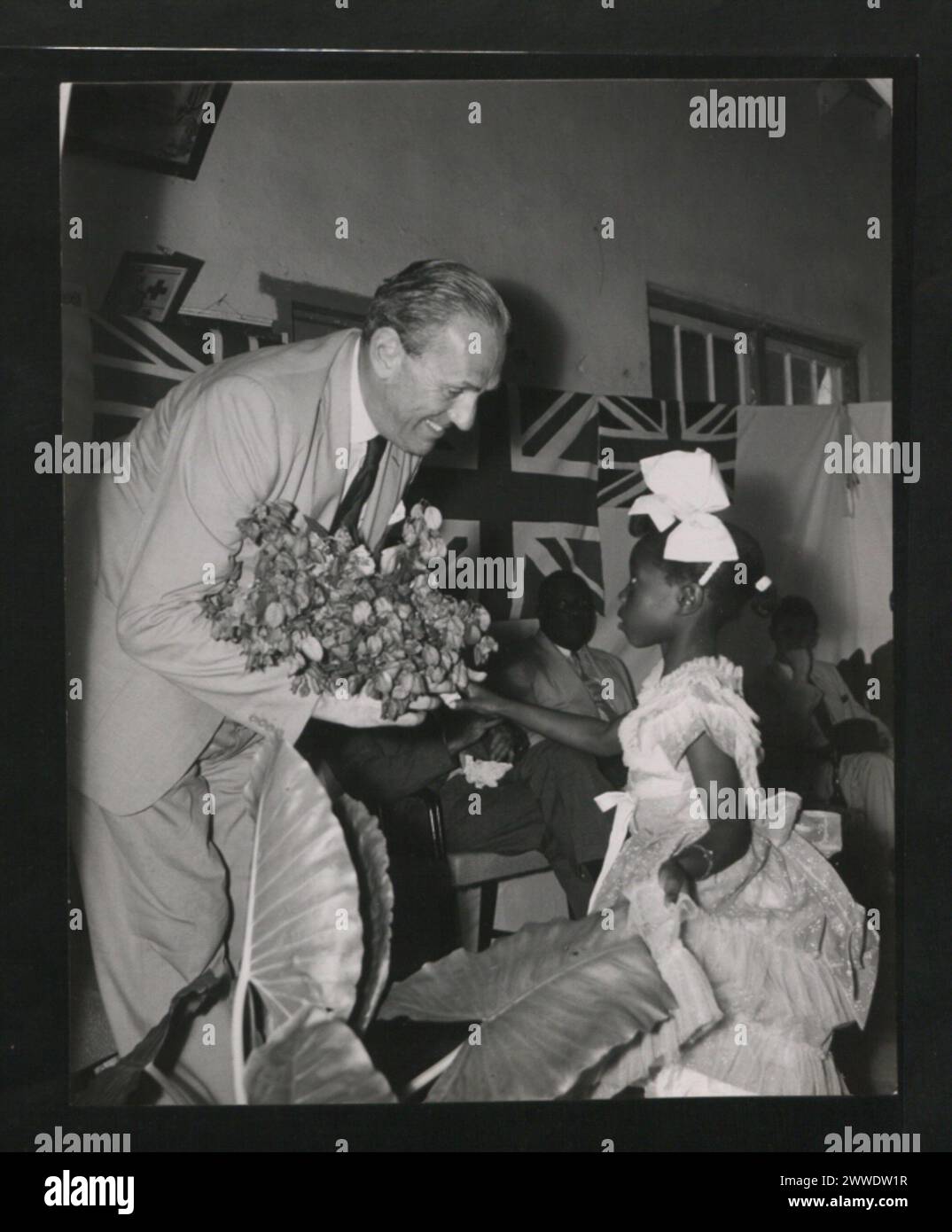 Beschreibung: Willkommen Bei Snug Corner. Ort: Crooked Island, Bahamas Datum: 1958 karibik, bahamas, karibik, karibik, Karibik, Karibik, Karibik Stockfoto