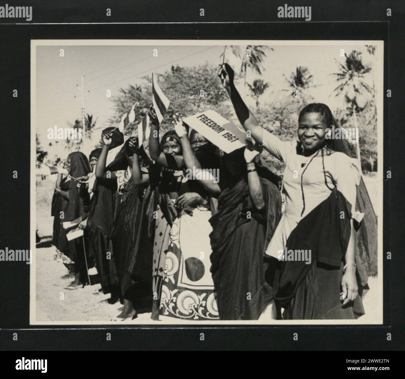 1961 erlangte Tanganjika die Unabhängigkeit von der britischen Kolonialherrschaft und markierte damit einen bedeutenden Meilenstein im afrikanischen Dekolonisierungsprozess. Das Land wechselte zur Selbstverwaltung unter der Führung von Julius Nyerere. Stockfoto