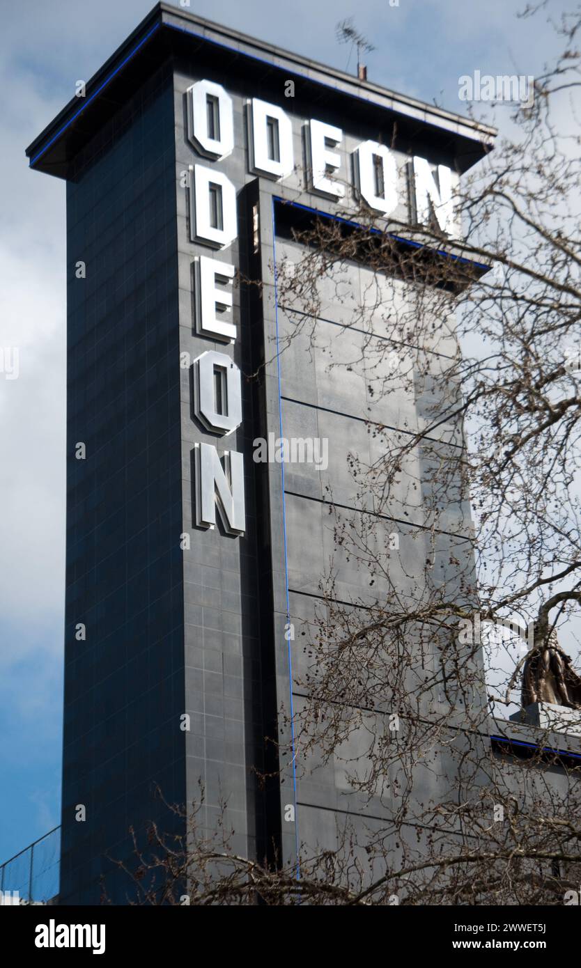 Odeon Cinemasl; Leicester Square, City of Westminster, London, Großbritannien Stockfoto