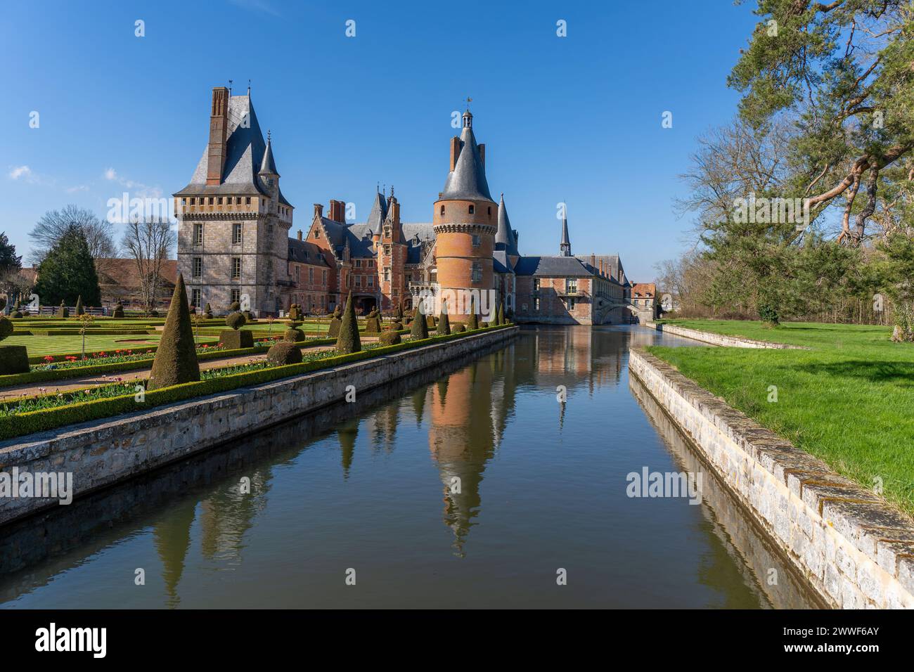 Schloss von Maintenon im Departement Eure-et-Loir - Frankreich Stockfoto