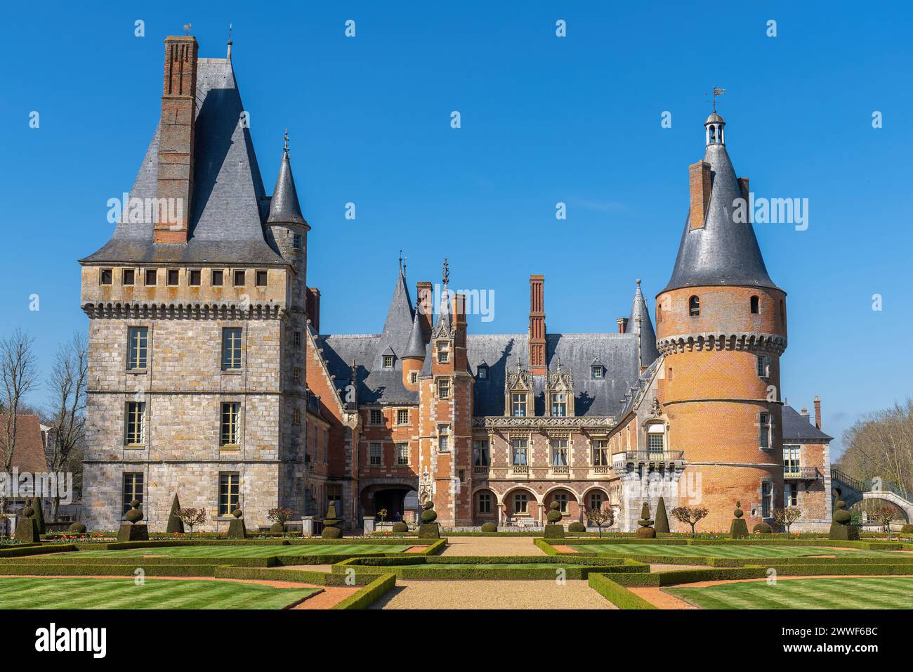 Schloss von Maintenon im Departement Eure-et-Loir - Frankreich Stockfoto