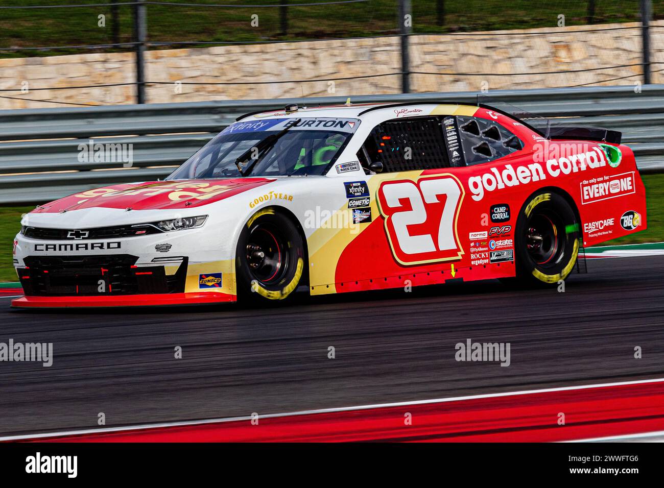 Austin, Texas, USA. März 2024. Die Fahrer der Xfinity-Serie im Einsatz während der Xfinity-Serie, fokussierten Health 250-Rennen auf der Rennstrecke Circuit of the Americas in Austin, Texas. (Kreditbild: © Dan Wozniak/ZUMA Press Wire) NUR REDAKTIONELLE VERWENDUNG! Nicht für kommerzielle ZWECKE! Quelle: ZUMA Press, Inc./Alamy Live News Stockfoto