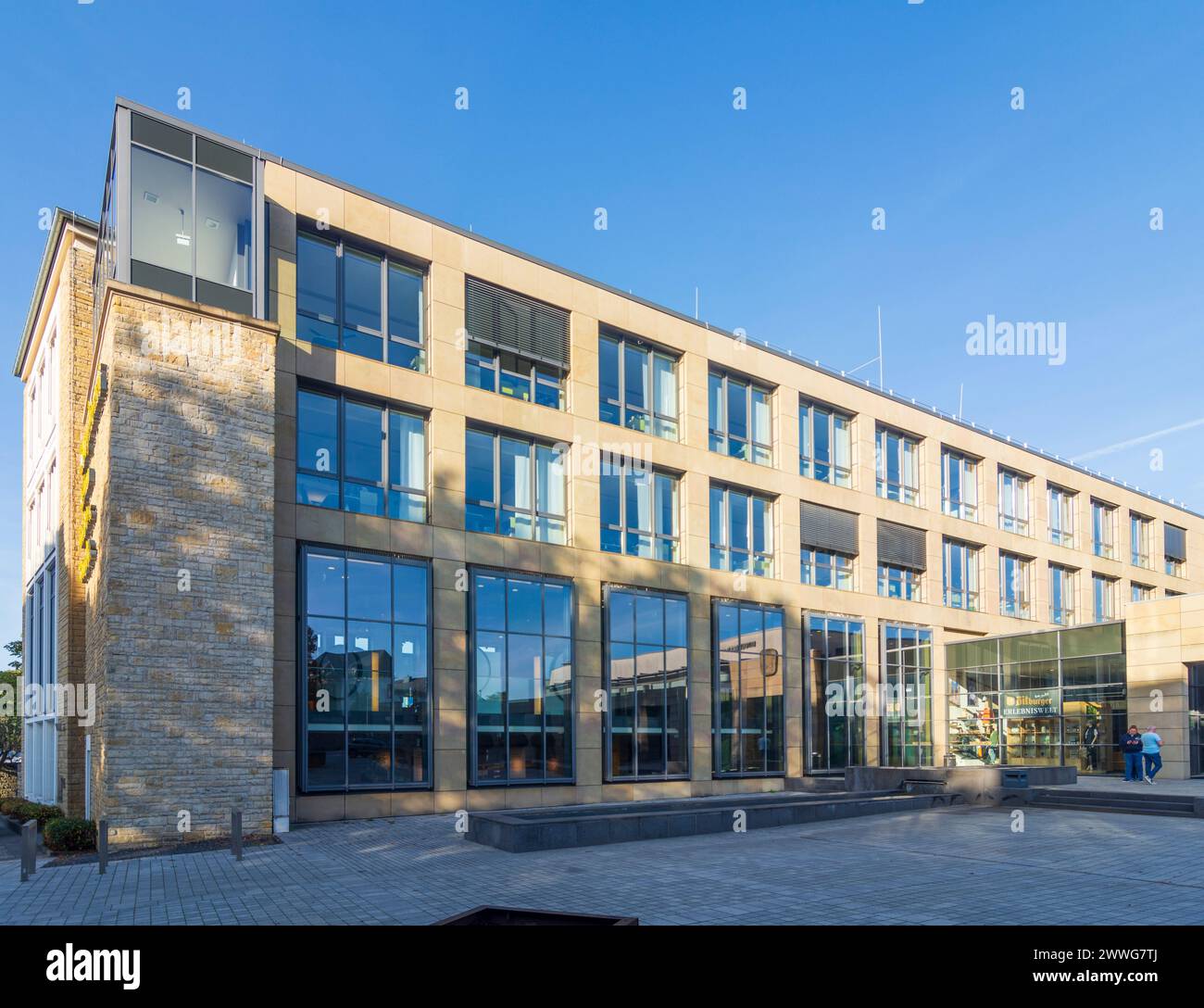 Bitburg: Besucherzentrum Bitburger Brauerei Erlebniswelt in Eiffel, Rheinland-Pfalz, Rheinland-Pfalz, Deutschland Stockfoto